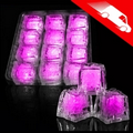 LED Ice Cubes 12 Count Pink